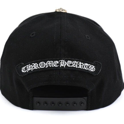 Chrome Hearts Dagger Denim Baseball Hat – Black