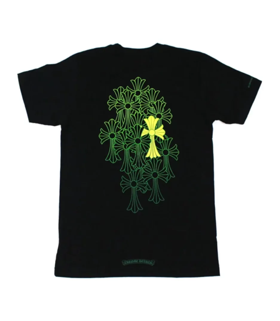 Chrome Hearts Green Gradient Cemetery T-Shirt Black