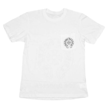 Chrome Hearts Horse Shoe Logo Pocket T-Shirt