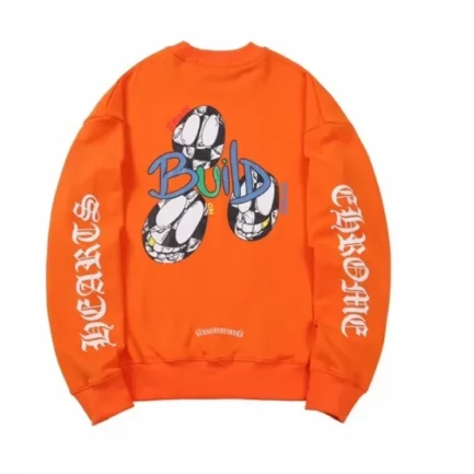 Chrome Hearts Matty Boy Orange Sweatshirt