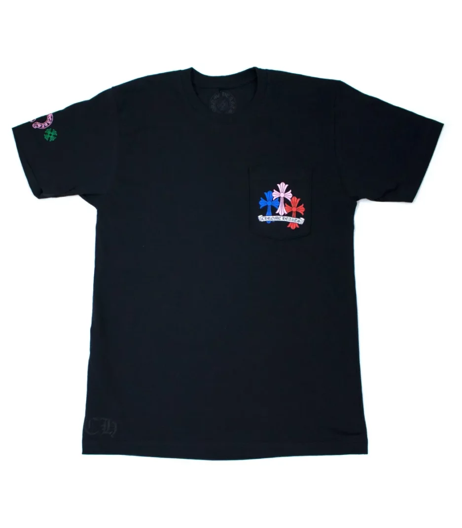 Chrome Hearts Multi Color Cross Cemetery T-Shirt